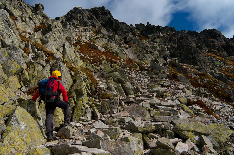Droga na Świnicę (Tatry Wysokie, wrzesień 2008)